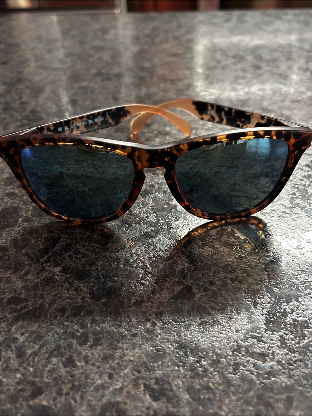 Blenders Tortoiseshell Polarized Sunglasses - Blue Lenses used but in condition